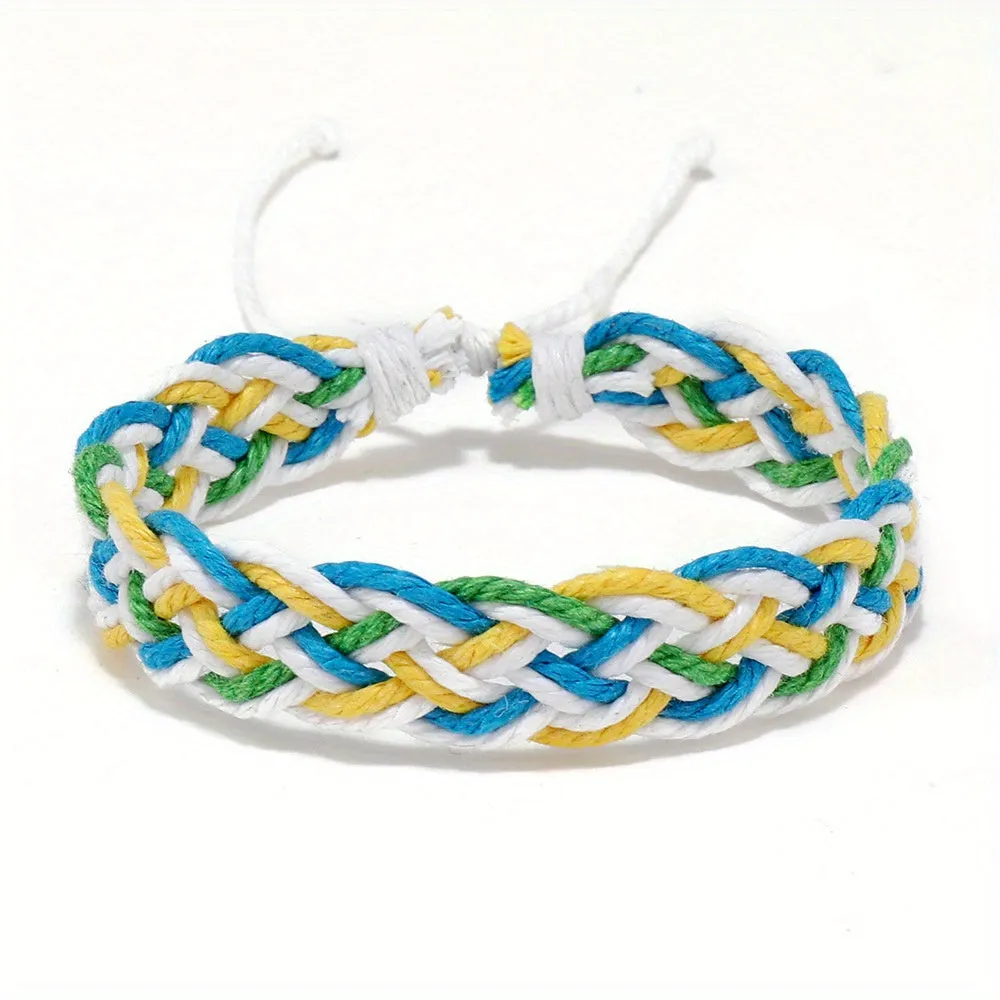 Colorful Minimalist Rope Woven Bracelet