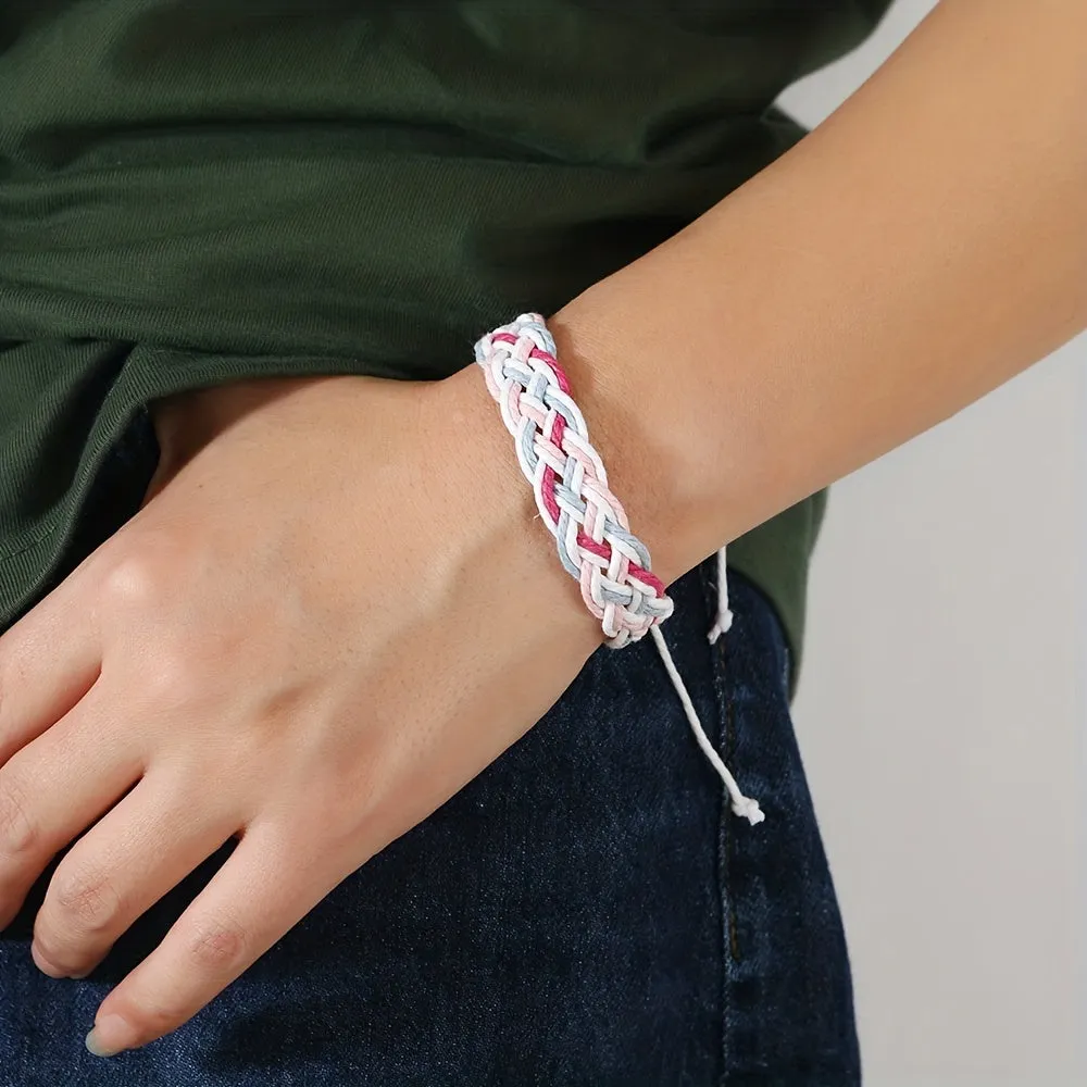 Colorful Minimalist Rope Woven Bracelet