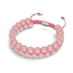 Coral | Lumos Ceramic | Vitality Macrame Bracelet