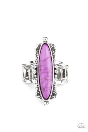 Cottage Craft - Purple Ring