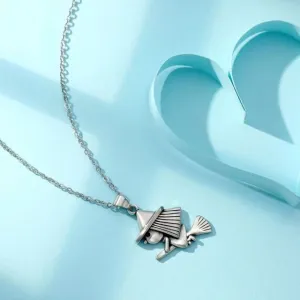 Creative Fashion Trend Little Witch Cute Necklace Jewelry Banquet Gift