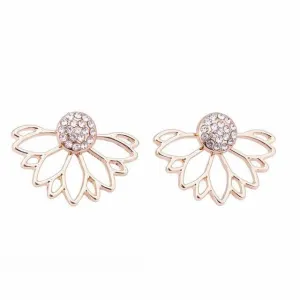 Crystal Flower  Earrings
