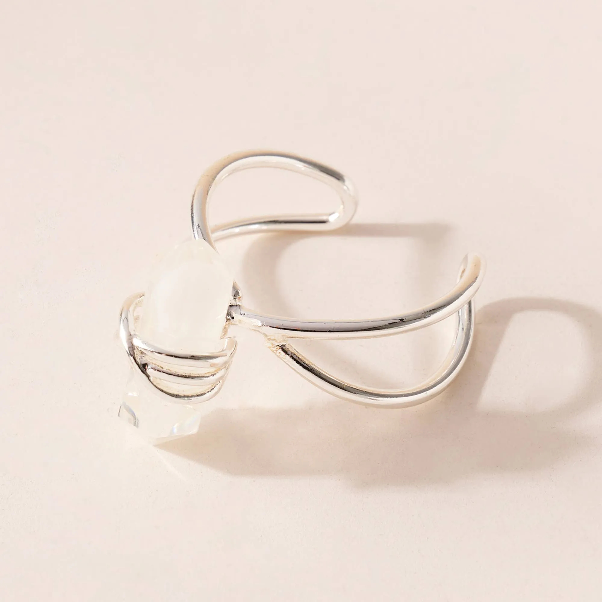 Crystal Open Ring