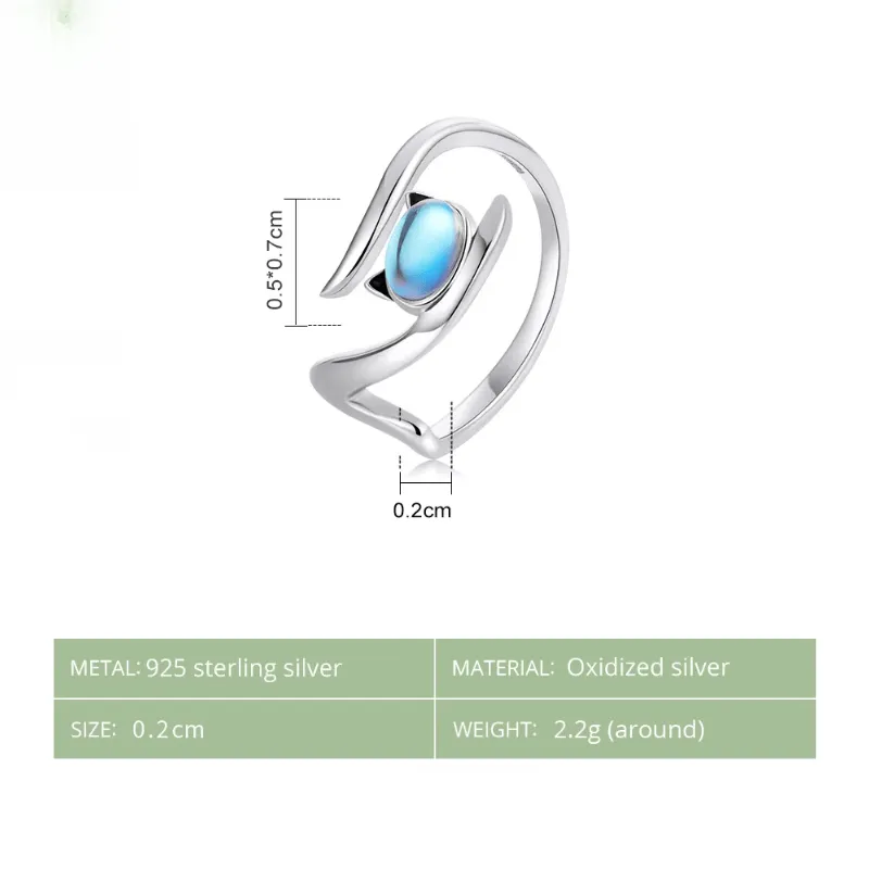 Cute Cat Adjustable Rings