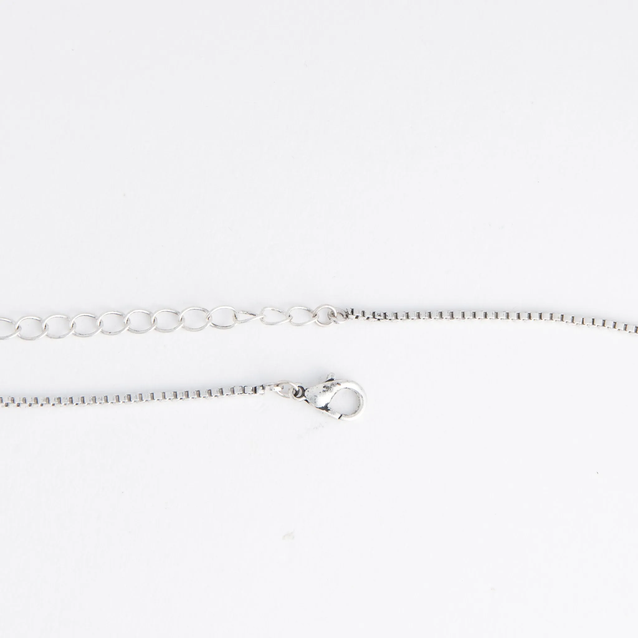 Dahlia Genuine Stone Oval Pendant Necklace