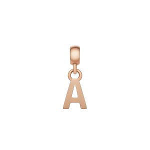 Daniel Wellington Letter Charm Rose Gold