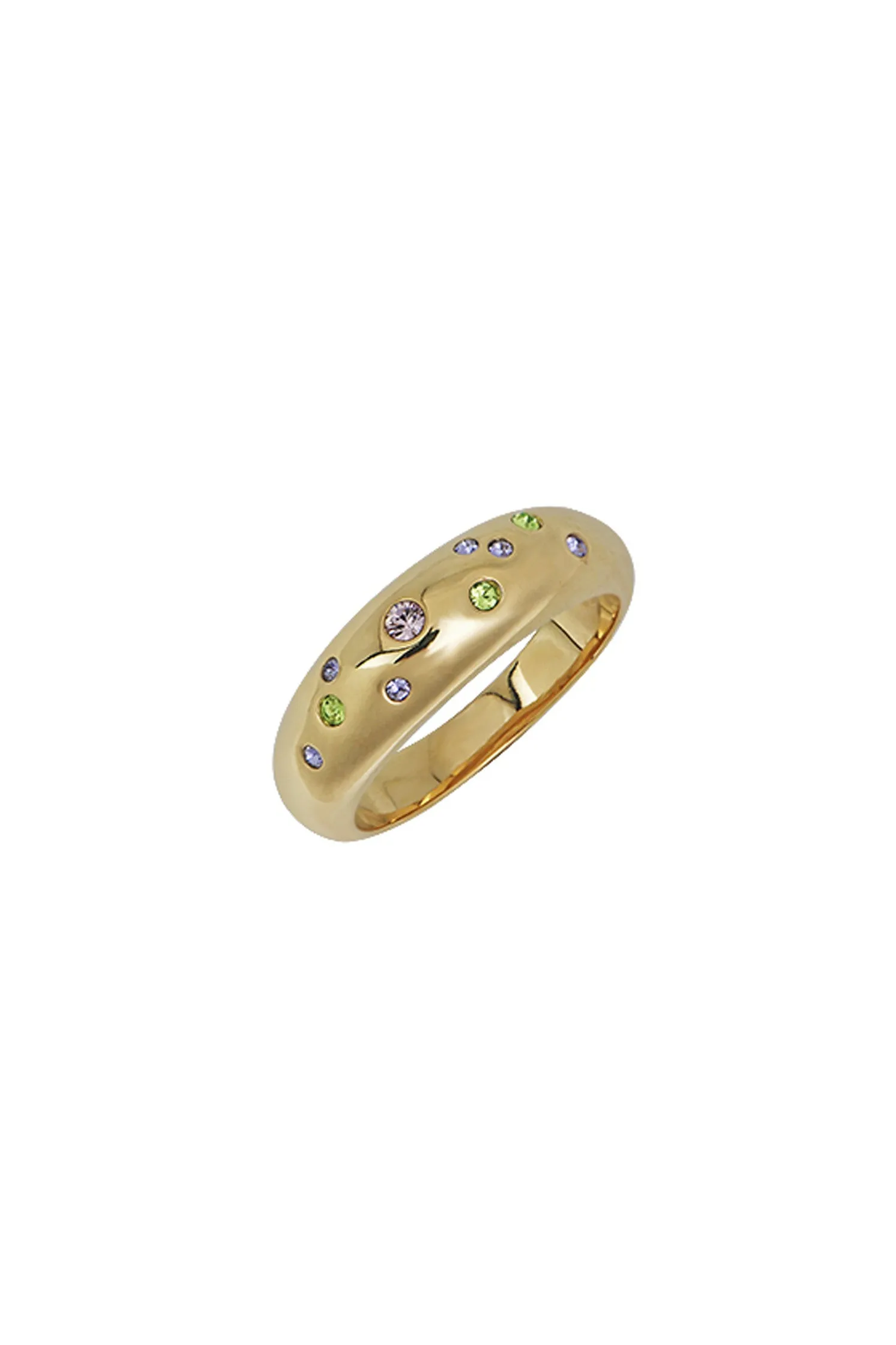 disco ring gold