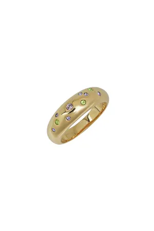 disco ring gold