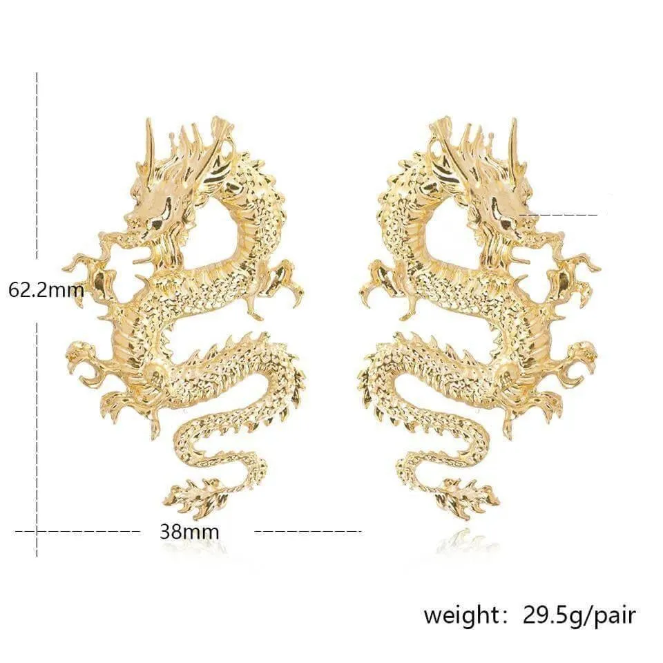 Dragon Statement Earrings