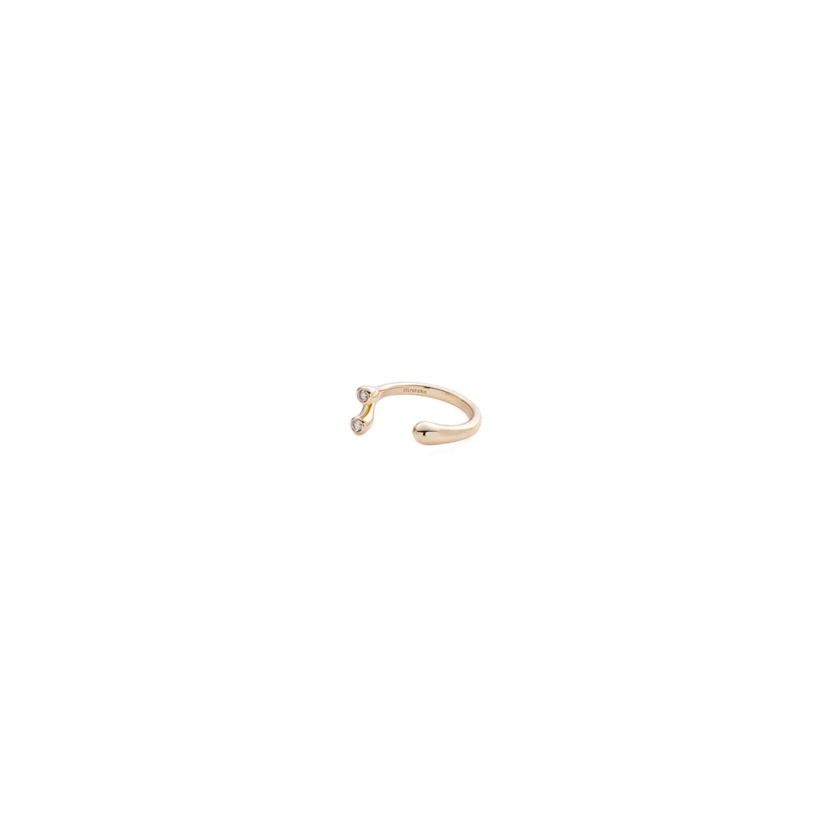DROSERA Diamond pinky Cuff Ring