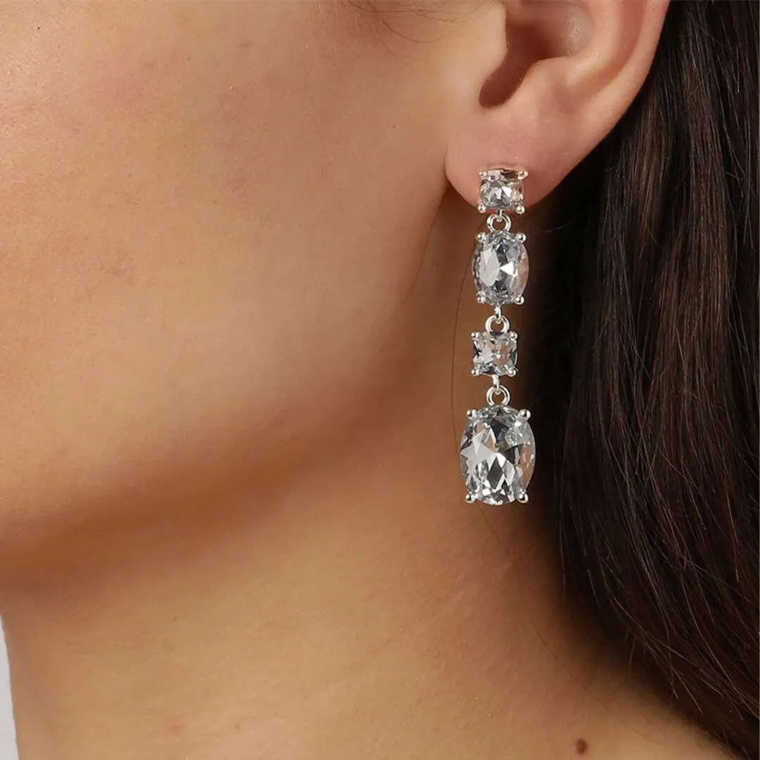 Dyrberg Kern Cornelia Silver Statement Earrings