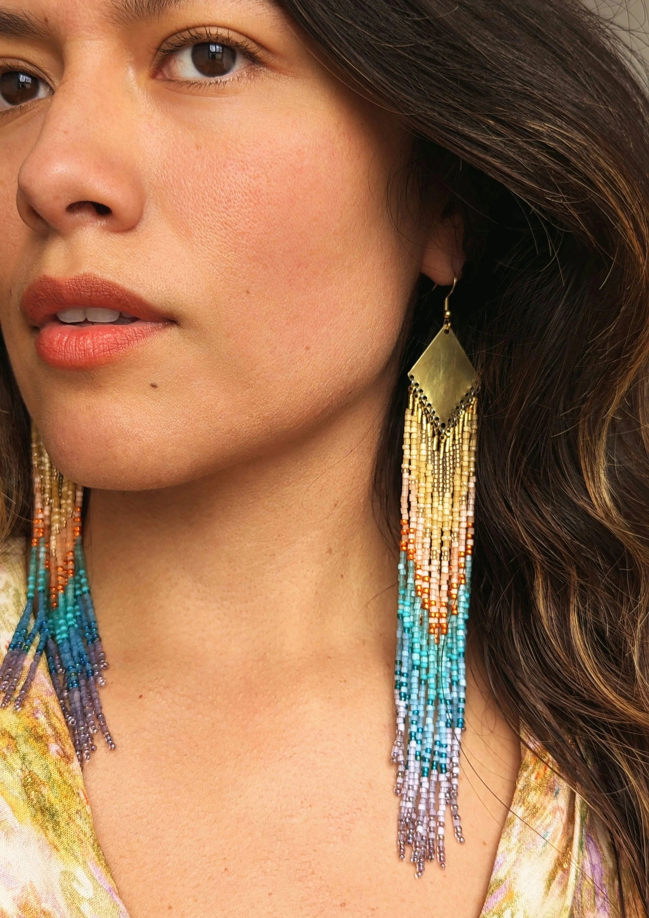 East LA Seed Bead Earrings