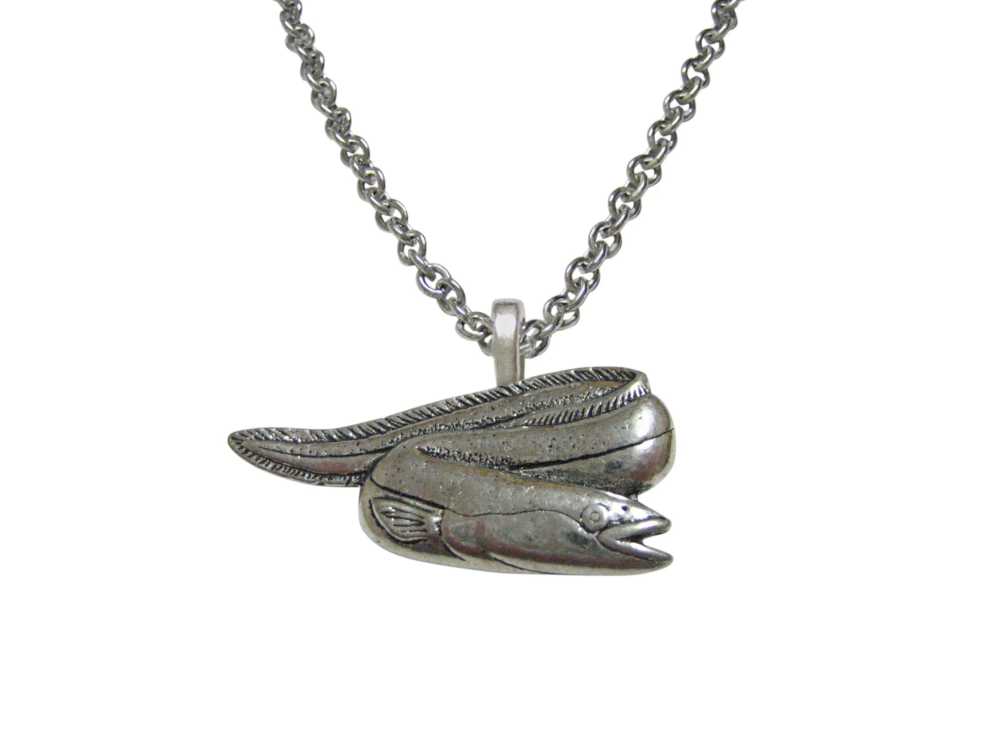 Eel Fish Pendant Necklace