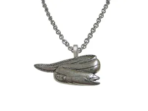 Eel Fish Pendant Necklace