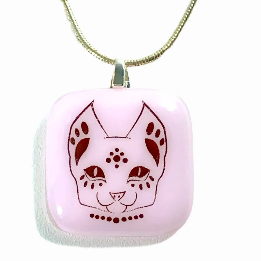Egyptian Cat Pendant Necklace