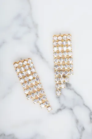Elizabeth Cole - Julita Earrings in Crystal