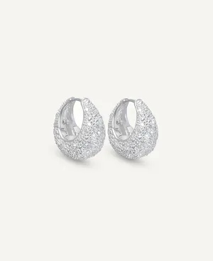 Ellie Silver Statement Hoop Earrings
