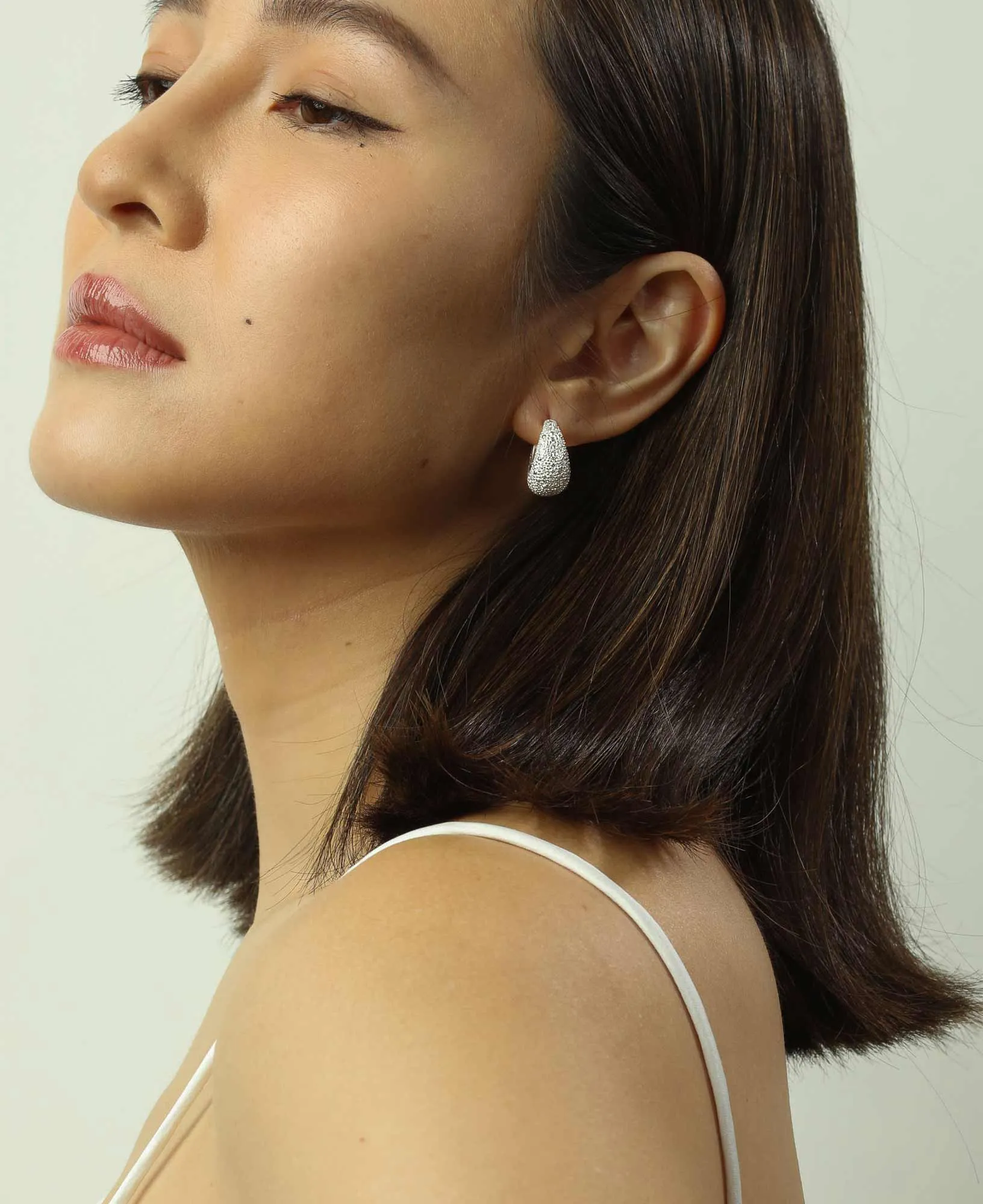 Ellie Silver Statement Hoop Earrings