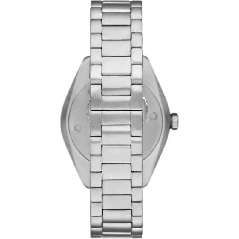 Emporio Armani Men's Three-Hand Moonphase Stainless Steel Watch