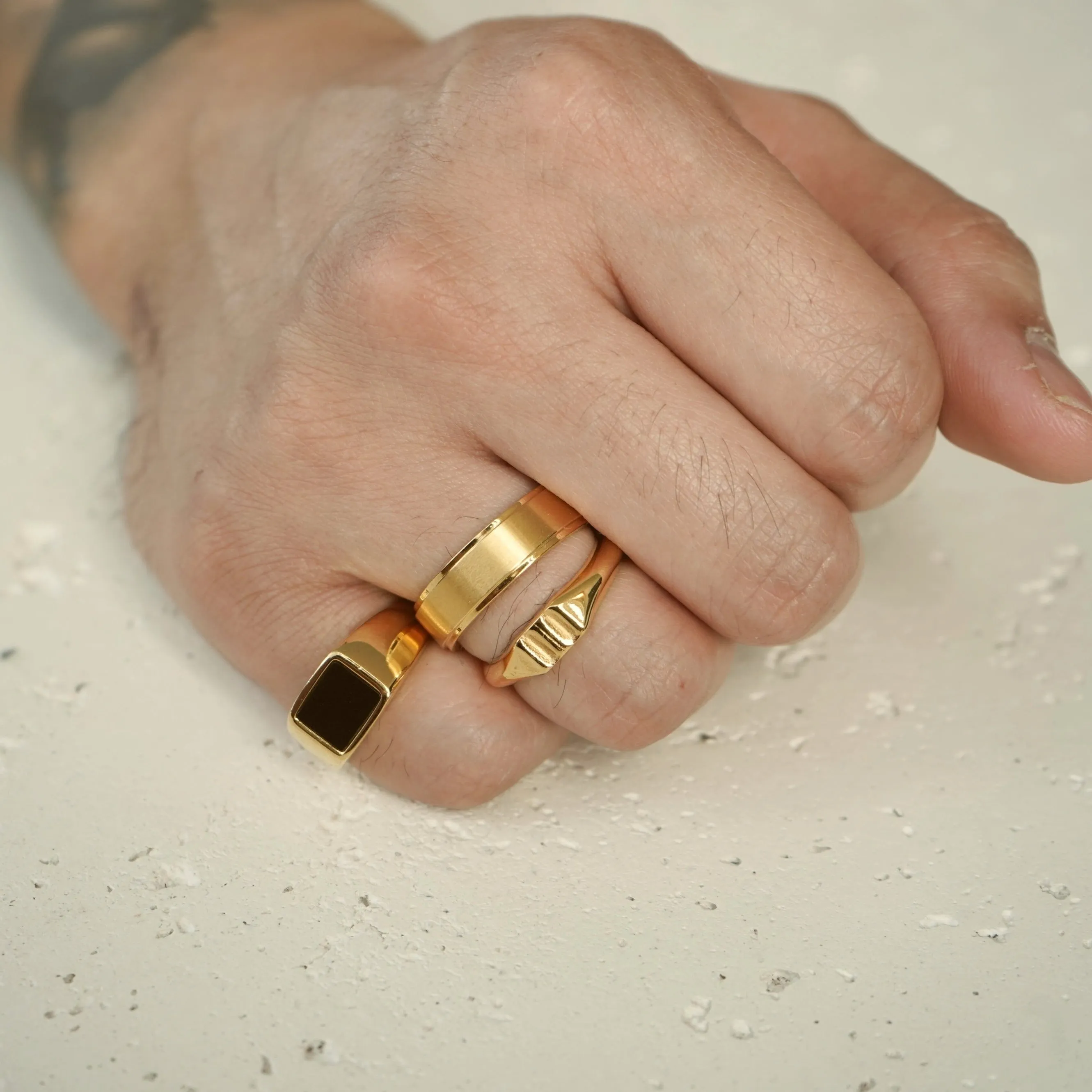 Essential Rings Set (Gold)