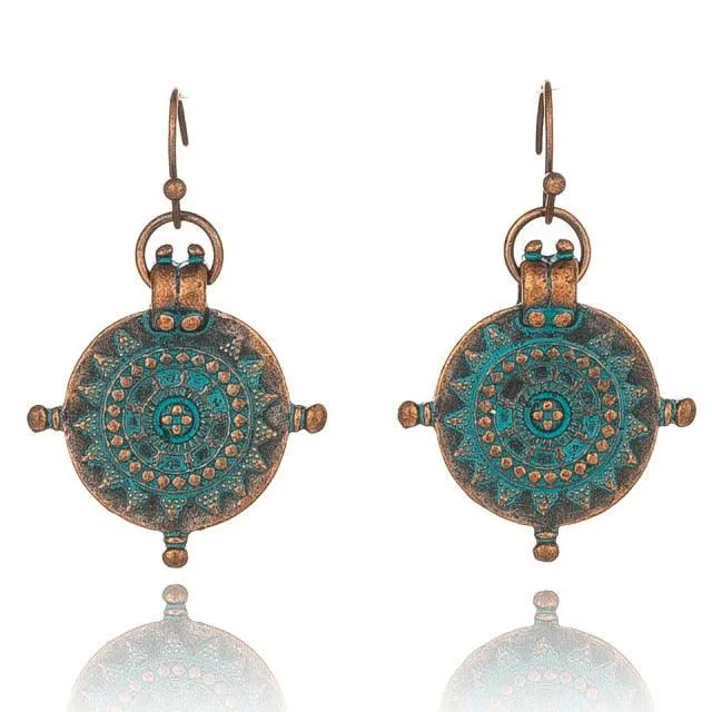 Ethnic Geometric Earrings