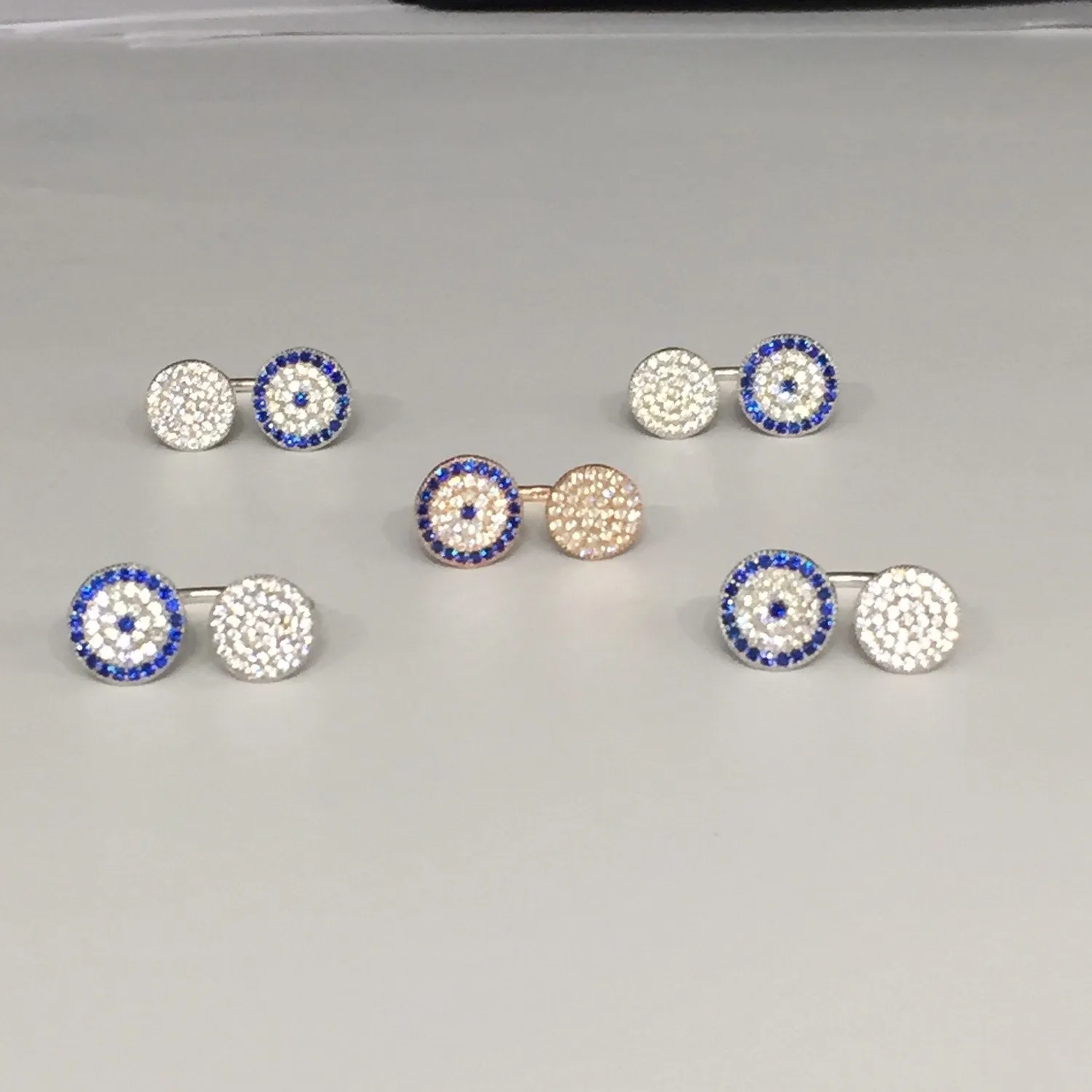 Evil Eye Disc Ring-Silver