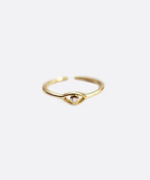 EVIL EYE TOE RING