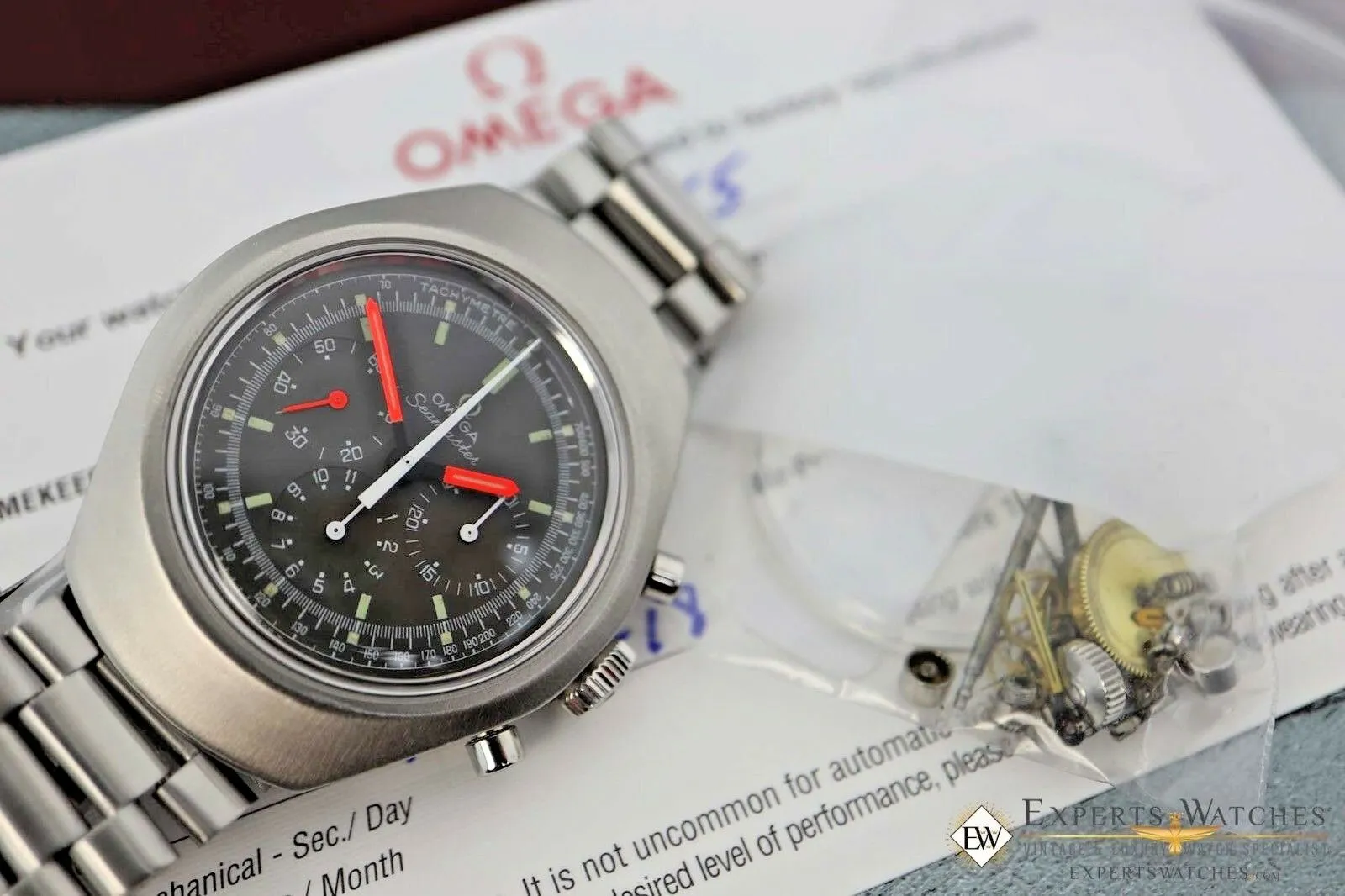Factory Serviced Vintage Omega SeaMaster JEDI 145.024 Chronograph Watch Cal 861