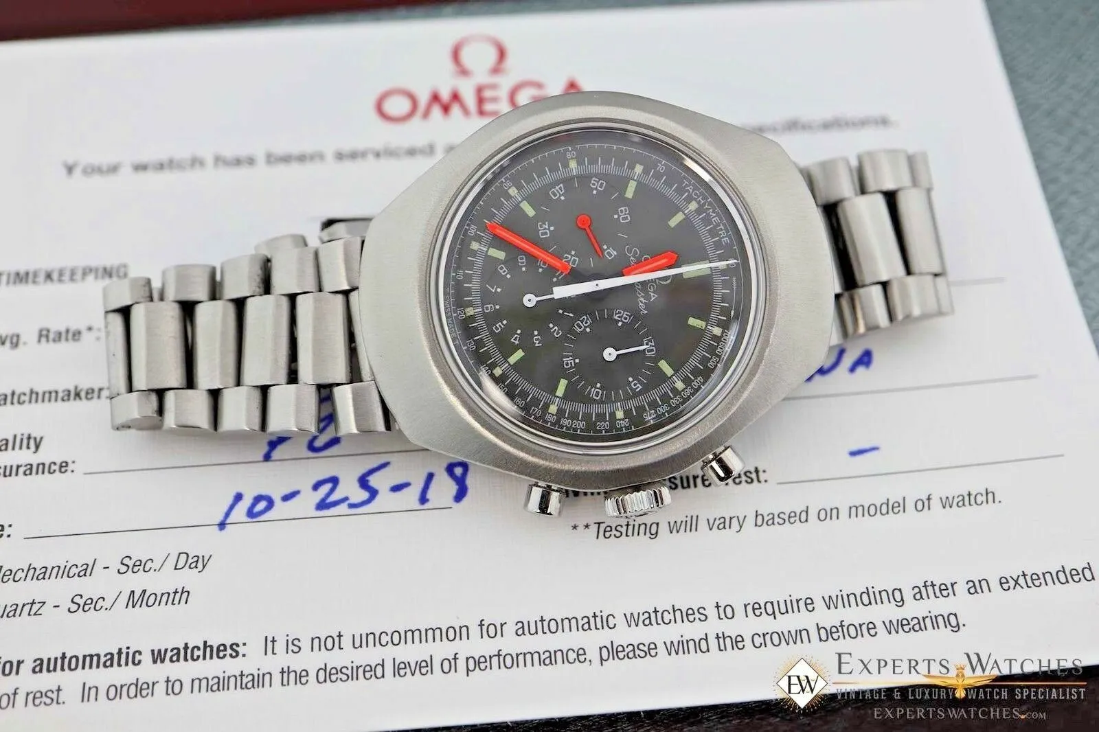 Factory Serviced Vintage Omega SeaMaster JEDI 145.024 Chronograph Watch Cal 861