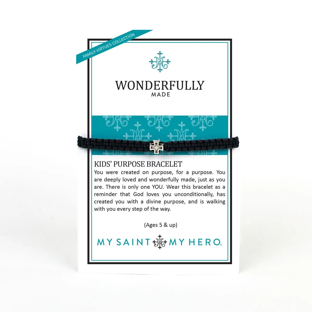 Family Virtues Wonderfully Made Kids' Purpose Bracelet