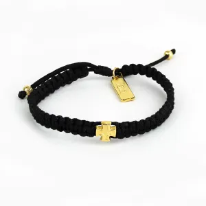 Family Virtues Wonderfully Made Purpose Bracelet - Gold Cross