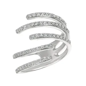 ‘FINGER HUG’ DIAMOND RING 14K GOLD (0.58 CTW)