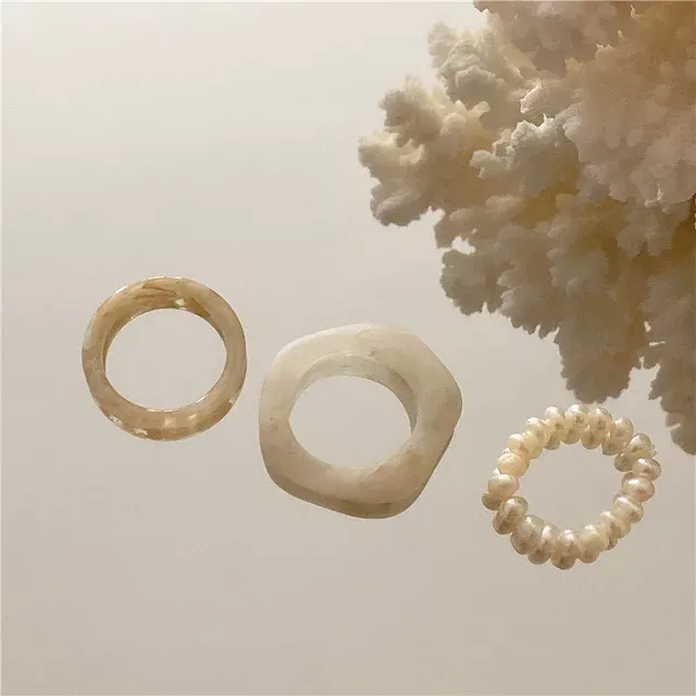 Finger Ring Set | RS023 | White
