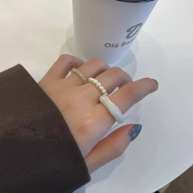 Finger Ring Set | RS023 | White