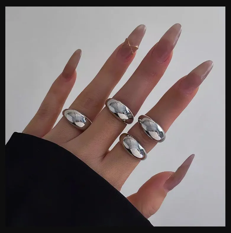 Finger Ring Set | RS028 | Silver