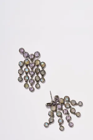 Flapper Fringes - Labradorite & Rose of France