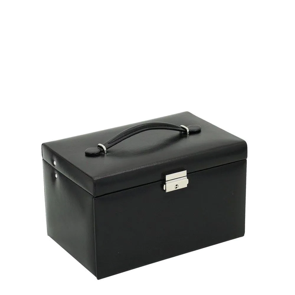 Friedrich23 jewelry box with handle and 3 drawers black 23231-2