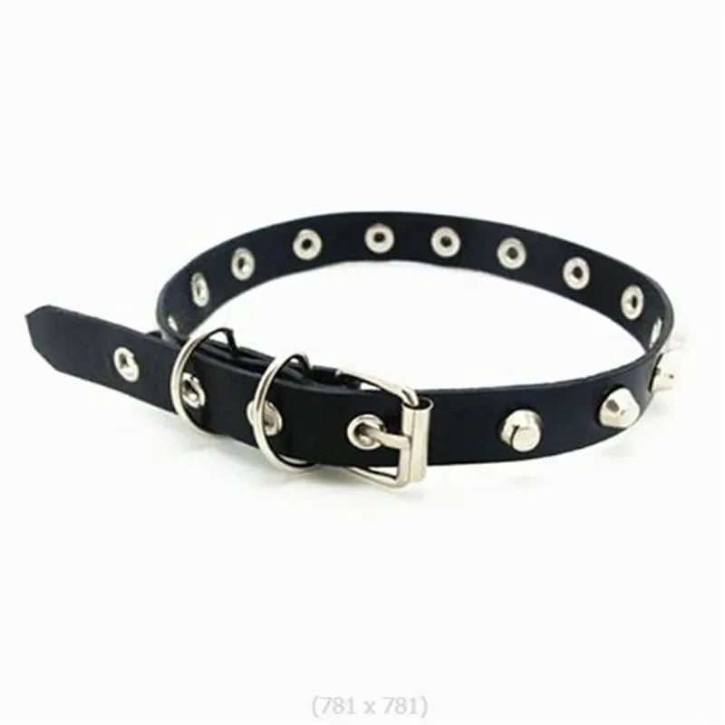 Funki Buys | Necklaces | Unisex Goth Punk Spike Collar Choker
