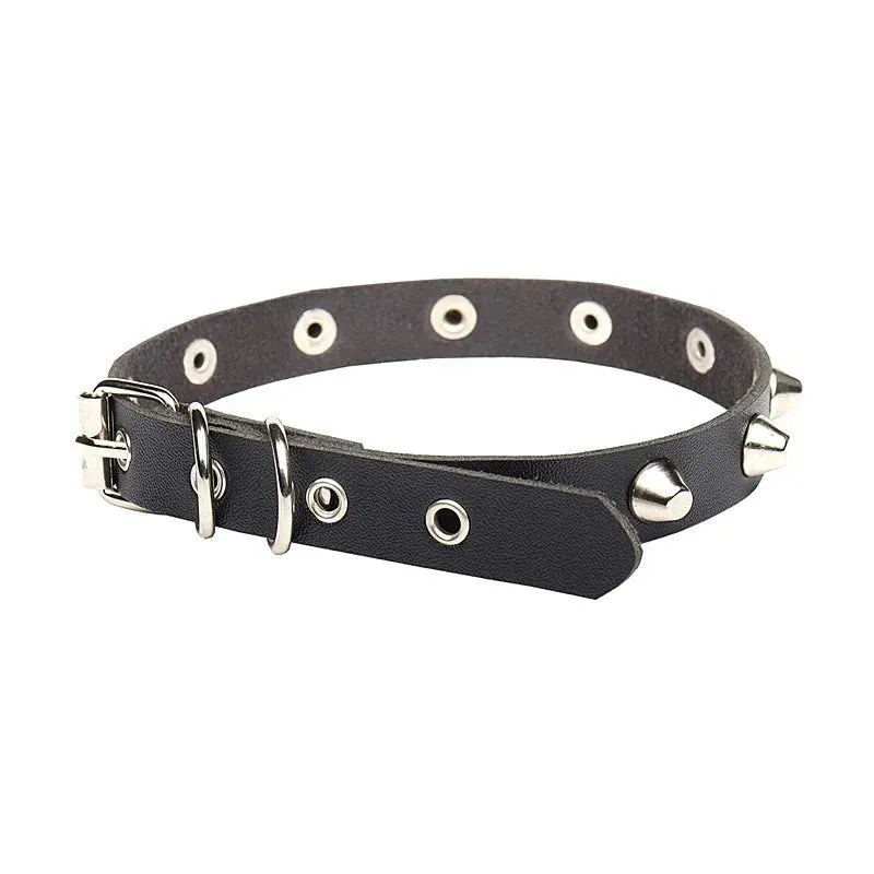 Funki Buys | Necklaces | Unisex Goth Punk Spike Collar Choker
