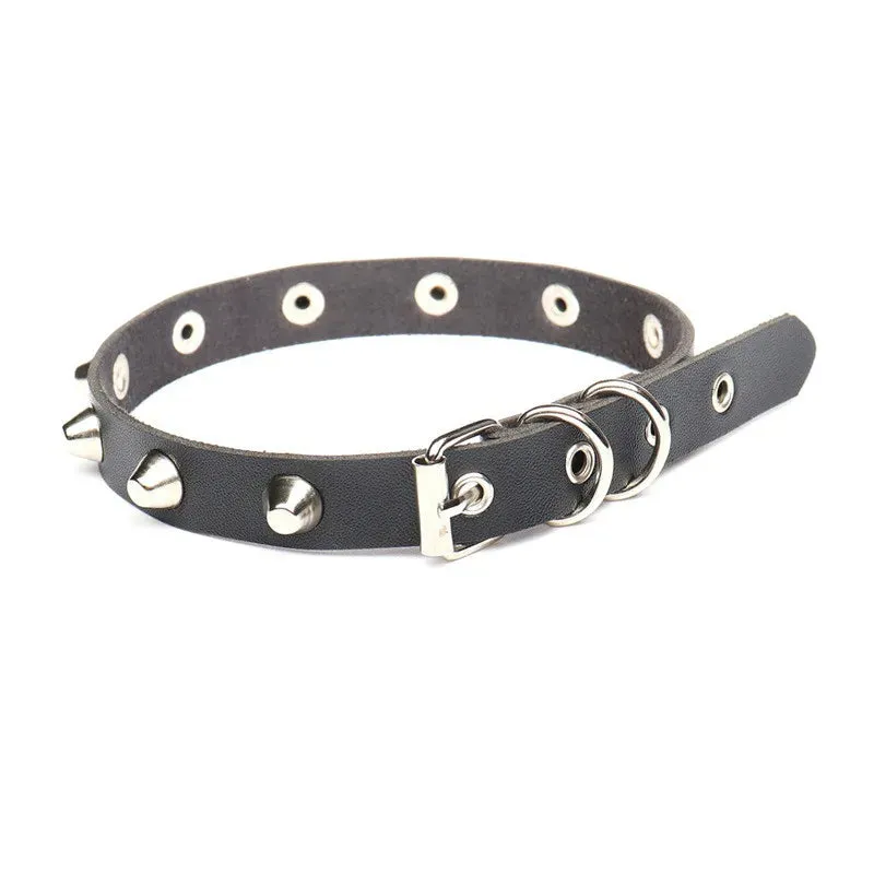 Funki Buys | Necklaces | Unisex Goth Punk Spike Collar Choker