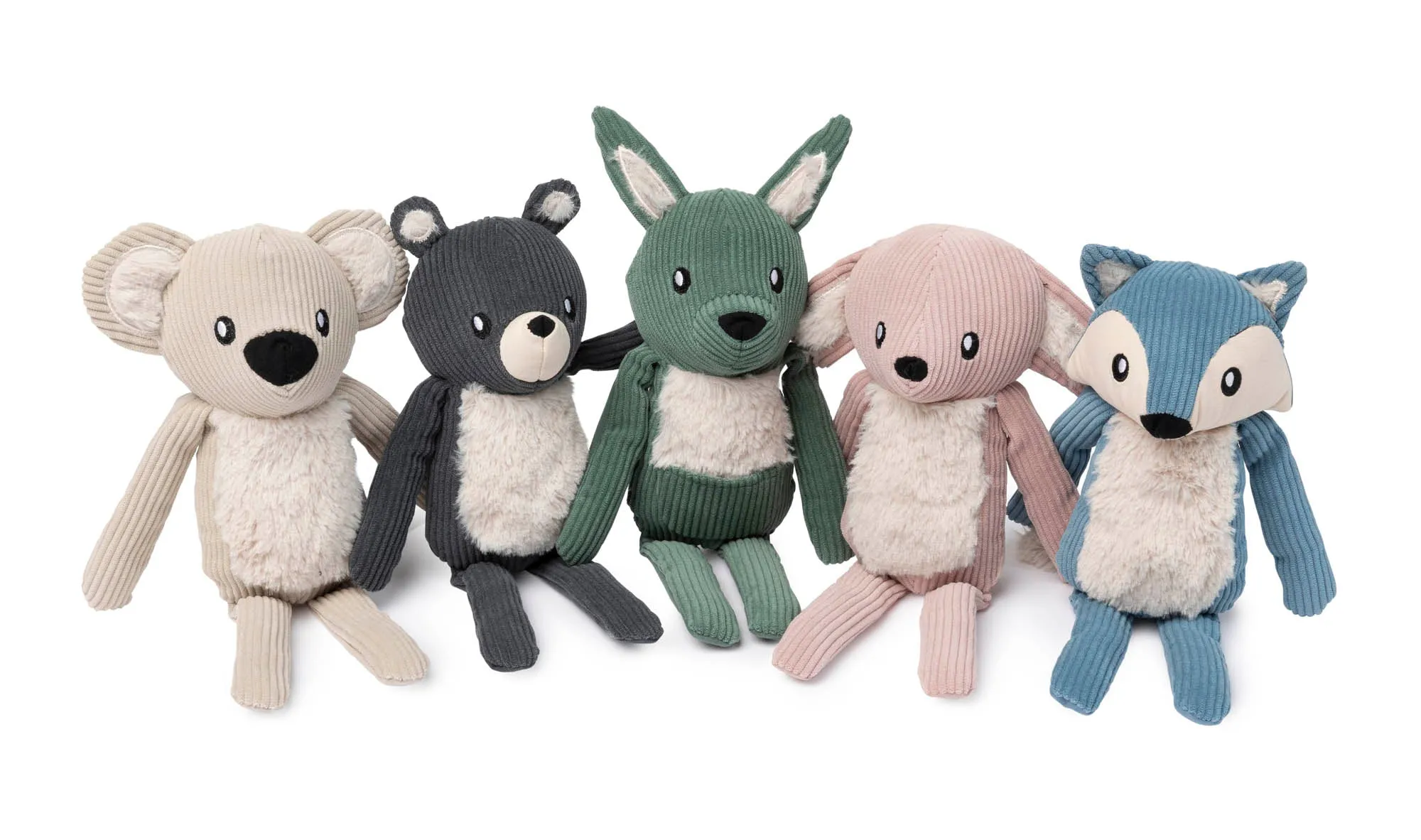 FuzzYard Life Corduroy Cuddler Koala Dog Toy - Sandstone