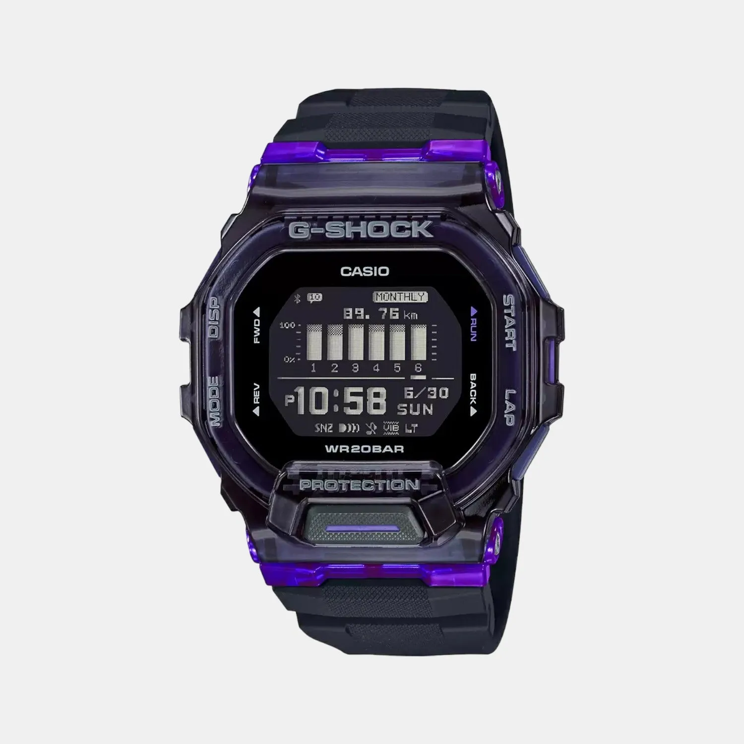 G-Shock Men's Digital Resin Watch G1196 - GBD-200SM-1A6DR