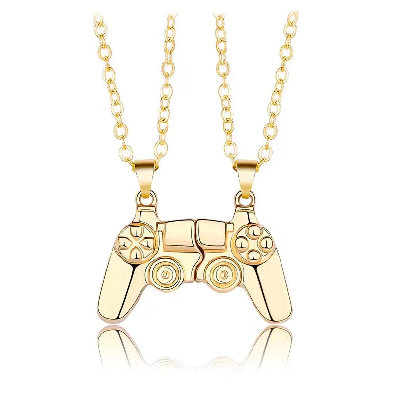 Game Controller Magnetic Necklaces BFF Couples