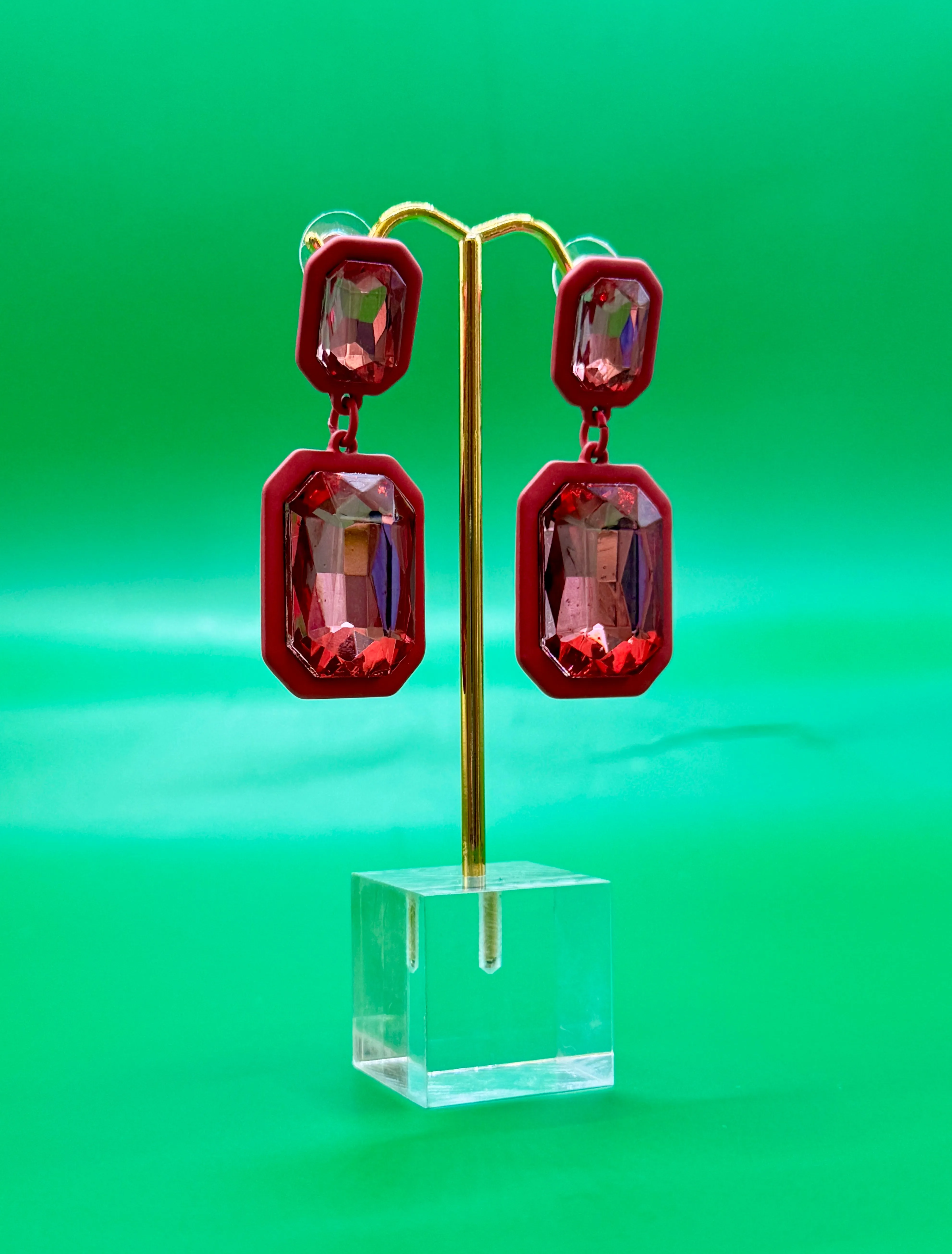 Gem Statement Earrings