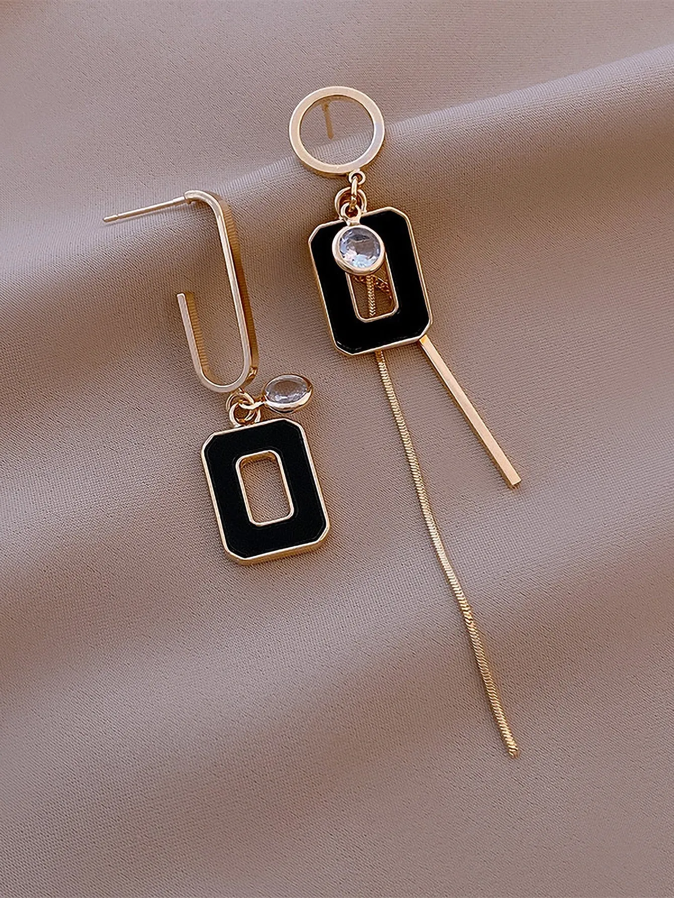 Geo Drop Earrings - Multicolor