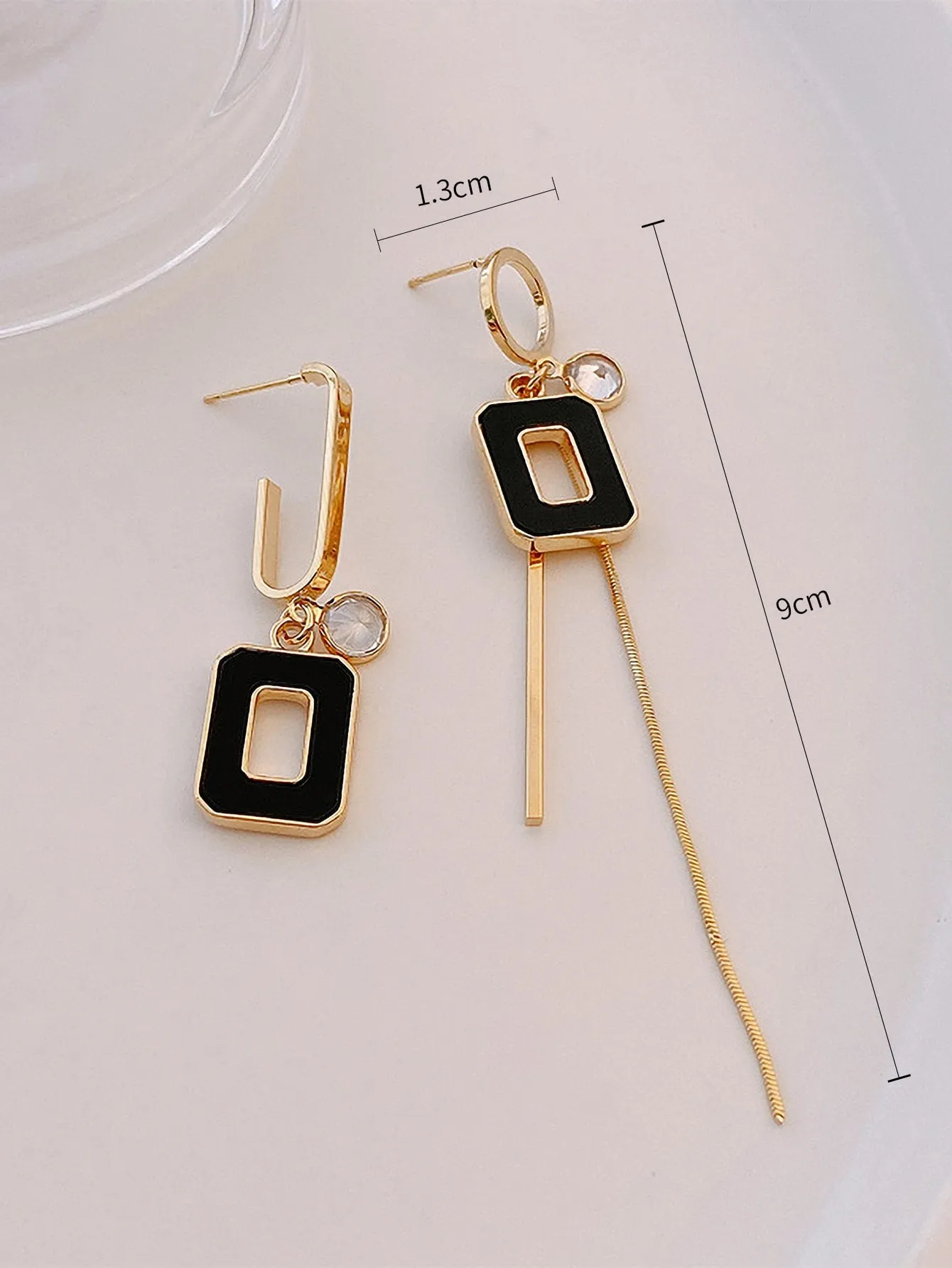 Geo Drop Earrings - Multicolor