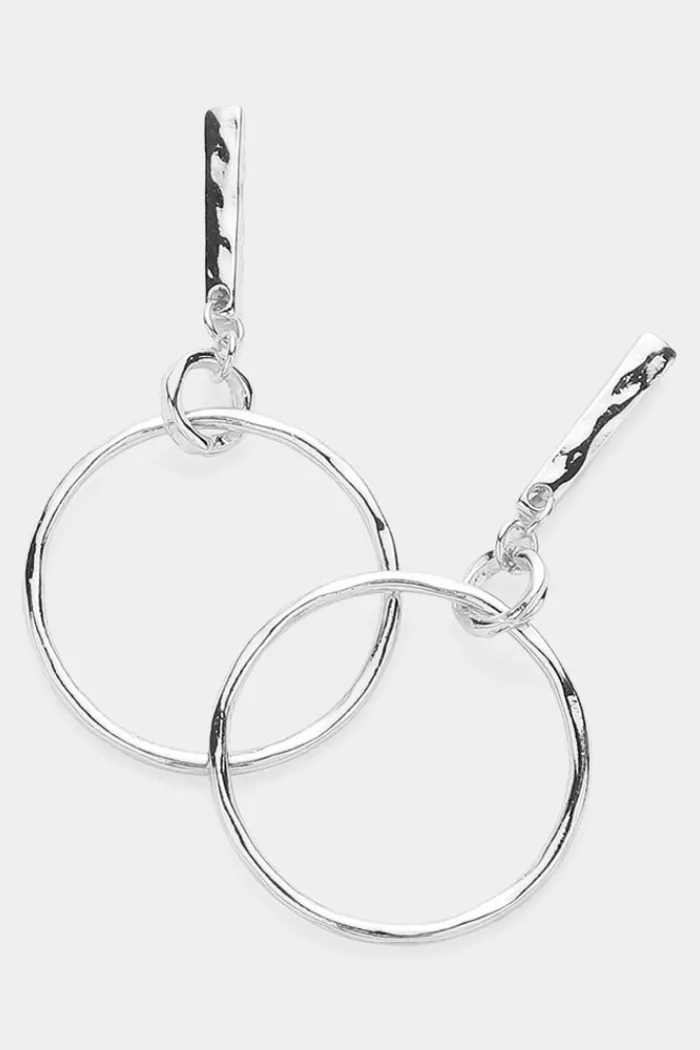 Geometric Circle Earrings