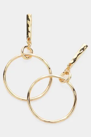 Geometric Circle Earrings