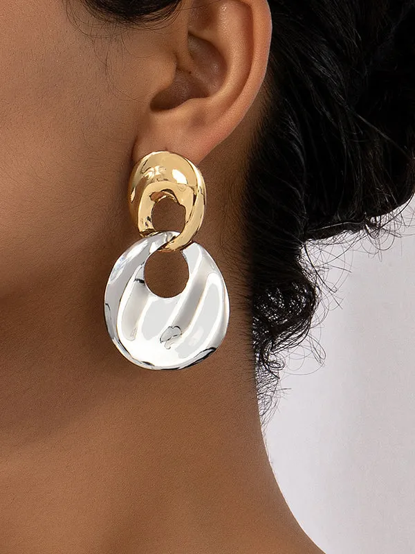 Geometric Drop Earrings