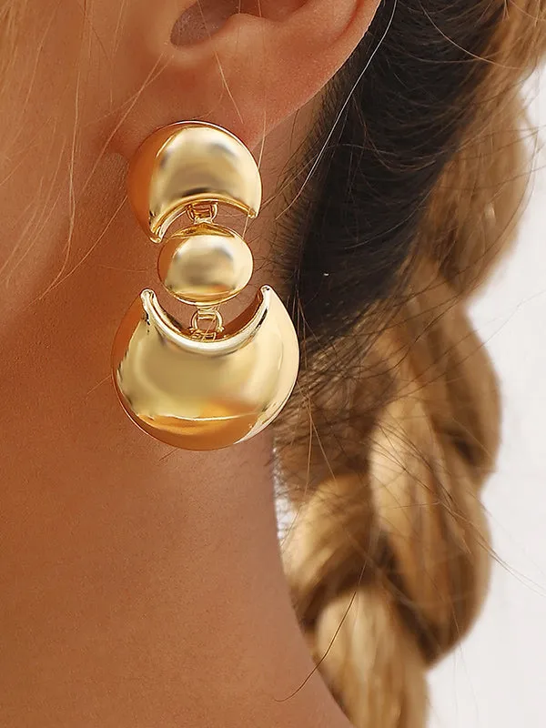 Geometric Drop Earrings